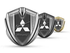 Mitsubishi Emblema Silicona Insignia Atlética Diseño Óptima